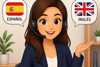 be your bilingual english and spanish virtual assistant