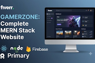 build a modern frontend website with firebase integration