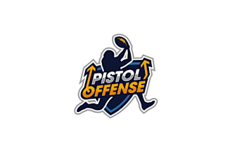 design american football offense system logo