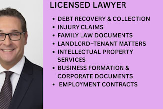 handle insurance claims, accident compensation, and injury dispute matters