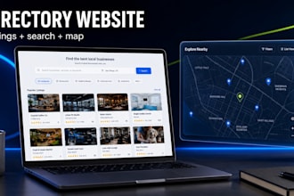 build a directory website with listings, search filters and map