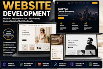 build a professional website with online booking and contact for
