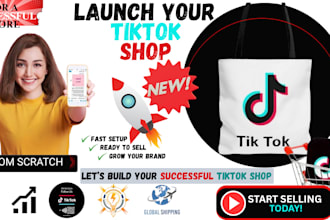 launch tiktok shop store setup product upload seller center branding shop audit