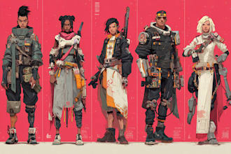 create fantasy, sci fi, character with hyperrealistic style