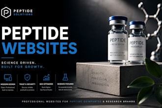 create a high converting peptide website using wordpress