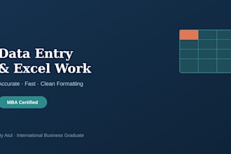 do market research and data entry for your business