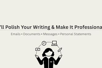 personally review and rewrite your email, message, or document