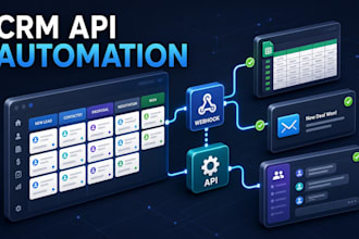 connect your CRM to google sheets slack and email with apis