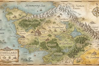 draw your fantasy map for books, games