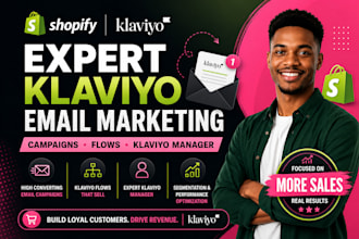 do expert klaviyo email marketing campaign flow klaviyo shopify, klaviyo manager