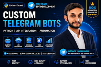 develop a custom telegram bot