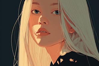 draw in a stylized or realistic style