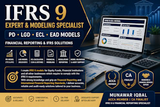 build ifrs 9 ecl, pd, lgd models and banking financial models