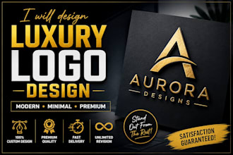 design modern minimalist luxury business logo