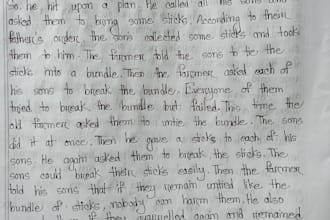 write beautiful handwritten notes in english and bengali