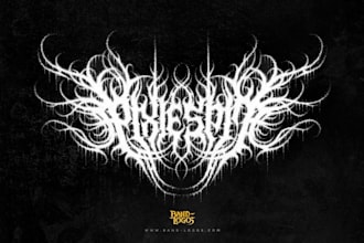 design a logo for your metal or rock band