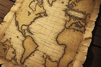 design vintage style historical replica maps and antique charts