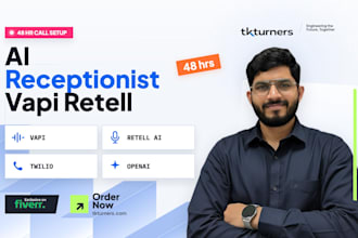 set up ai receptionist with vapi retell ai and phone agent