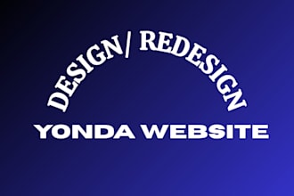 design, redesign, or fix your yonda website professionally