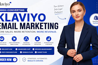 setup klaviyo email marketing to increases sales and retention