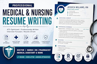 medical resume healthcare resume nursing resume ats CV writing service