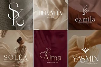 create a cosmetics, beauty, skincare, makeup logo