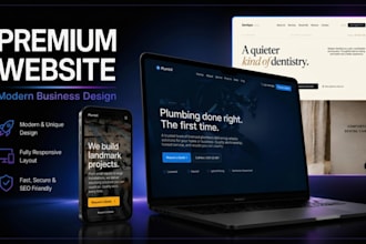 design a modern high converting saas landing page