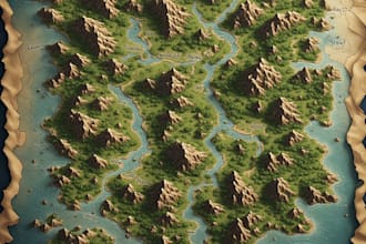 draw custom dnd fantasy maps and battle maps for you