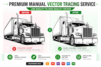 do vector tracing, vectorize image, convert image to vector