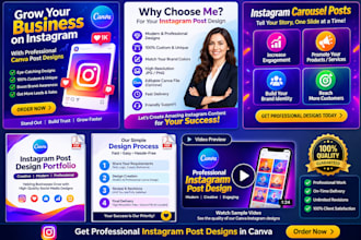 design professional instagram posts in canva