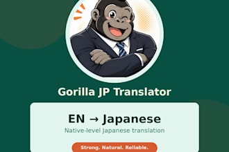 translate english to japanese with native quality