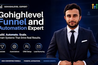 gohighlevel expert ,funnels, automations, ai bots, CRM setup