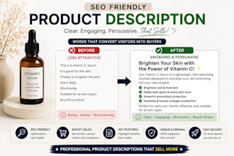 write SEO friendly product descriptions