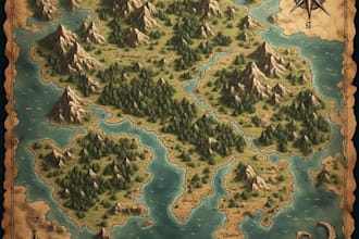 design custom fantasy world maps and regional cartography