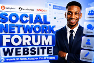 buddyboss buddypress peepso social networking website, forum site, forum posting
