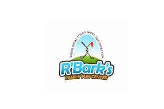 design new family arcade and mini golf logo