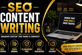 write SEO blog articles and website content