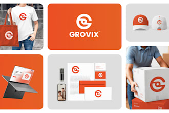 premium logo design and branding kit or brand identity guidelines