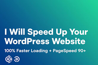 speed up and optimize your wordpress website
