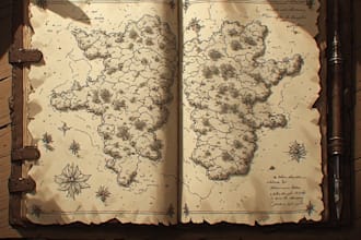design detailed fantasy world maps and regional cartography