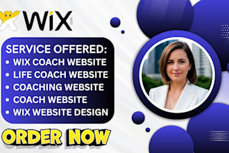create wix coaching website business coach website life coaching website