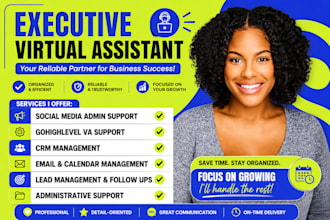 personal executive virtual assistant social media admin support gohighlevel va