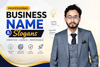 create your business name and slogan