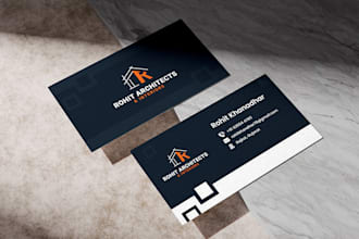 design professional business card and letterhead