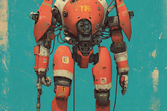 draw custom mecha robot art for you
