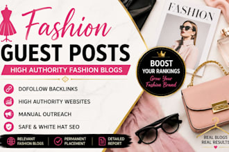 publish fashion guest post with dofollow backlinks