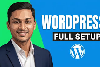 install and setup your wordpress website