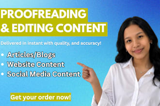 proofread and edit your articles, blogs, and website content