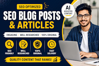 write SEO friendly ai blog posts and articles