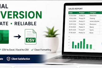 convert PDF to excel, excel to PDF, CSV and spreadsheet files